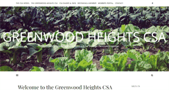 Desktop Screenshot of greenwoodheightscsa.org