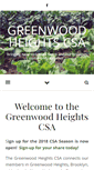 Mobile Screenshot of greenwoodheightscsa.org